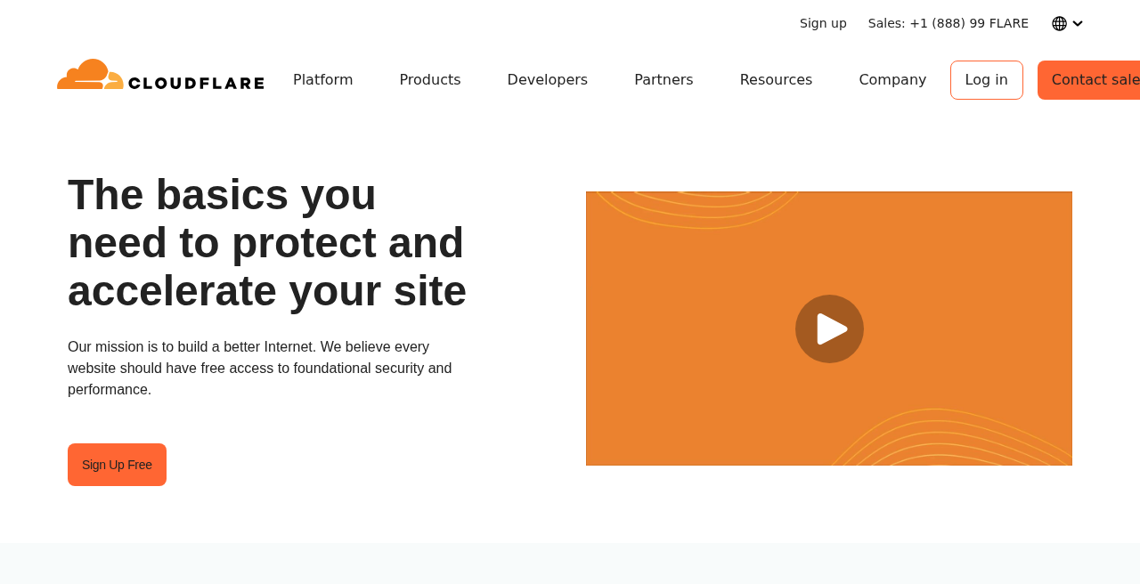 Cloudflare Free plan
